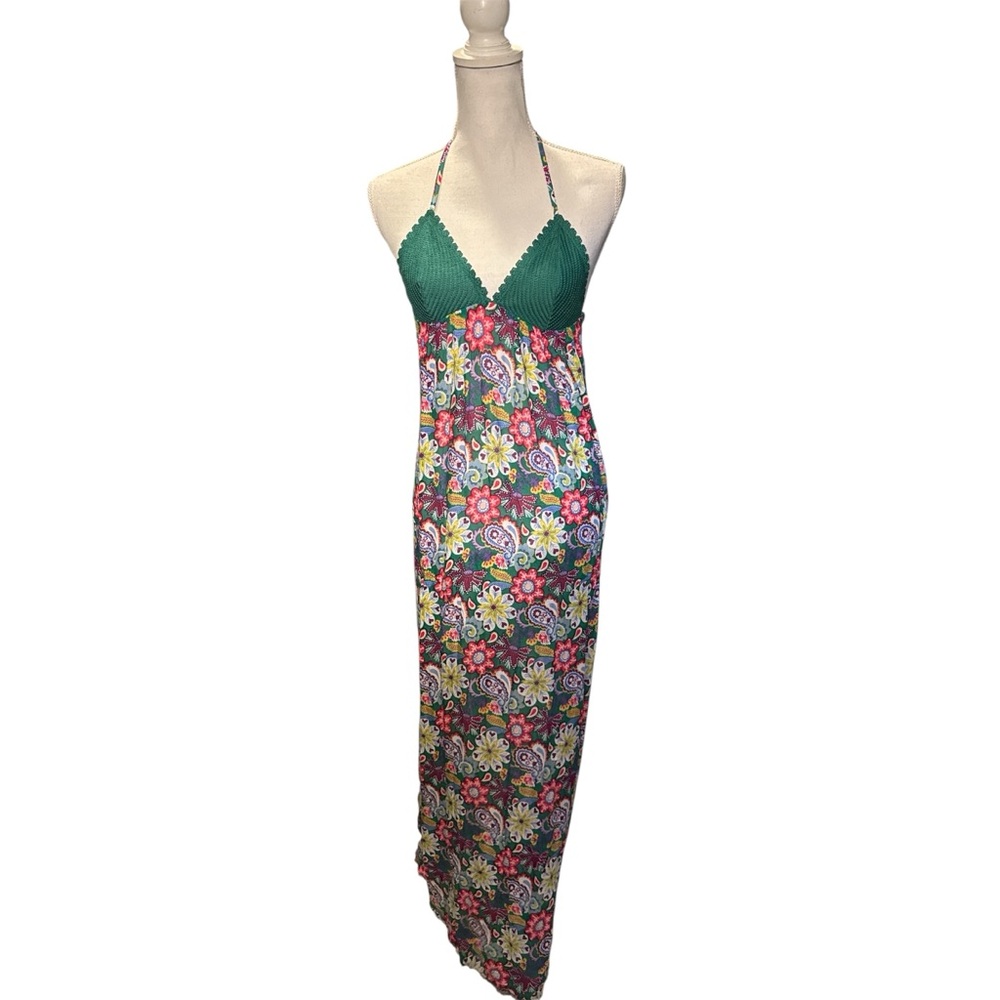 Golden Point Boho Maxi Dress